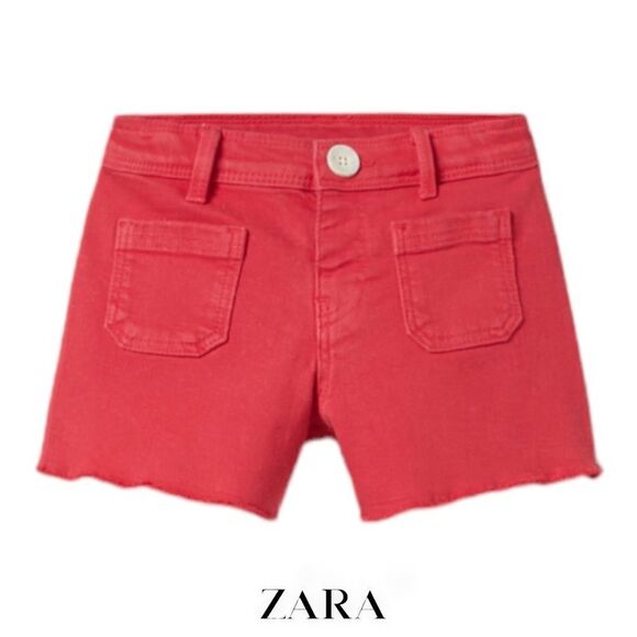 Zara Other - ZARA Kids | Red | TWILL SAILOR SHORTS